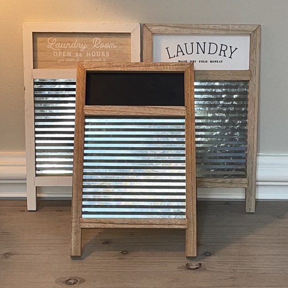 Accents New Set Of 3 Laundry Washboards Decor Poshmark